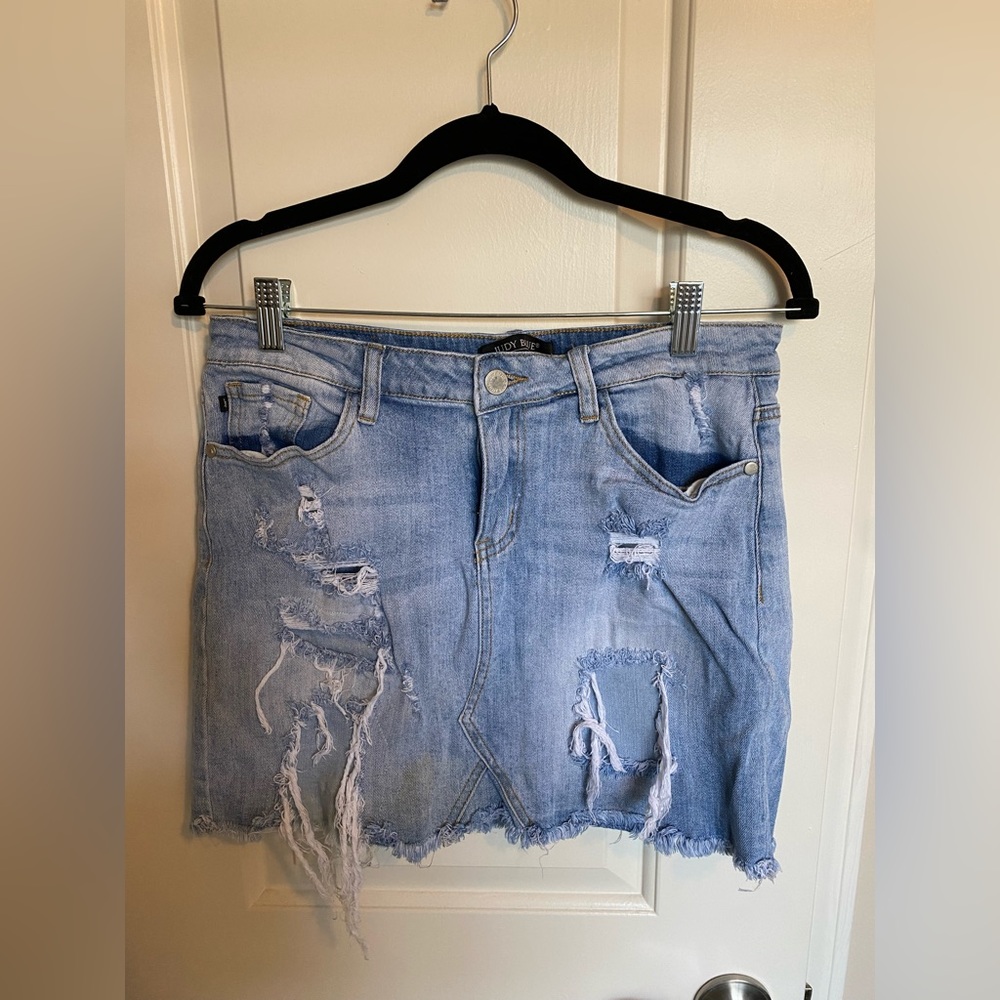 JUDY BLUE JEAN SKIRT